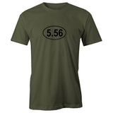 5.56 Assault Rifle AR15 Ammo Adult Short Sleeve 100% Cotton T-Shirt