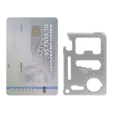 Personalized Engraved 11-Function Credit Card Size Steel Pocket Multitool
