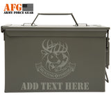 Personalized Engraved Ammo Can Hunting and Fishing Waterproof Storage Survival Box