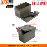 Personalized Ammo Can Deer in the Pond Waterproof Storage Box