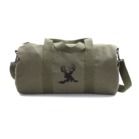 Deer in the Bush Heavyweight Canvas Duffel Bag