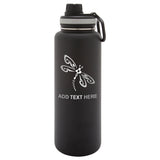 Personalized Dragonfly Stainless Steel Water Bottle Tumbler