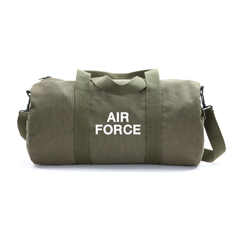 Air Force USAF Text Army Sport Heavyweight Canvas Duffel Bag