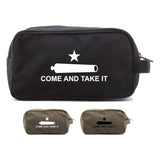 Texas Come And Take It Canvas Shower Kit Travel Toiletry Bag Case