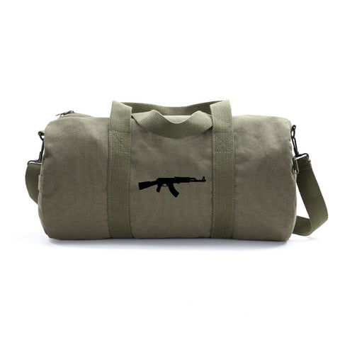 AK-47 Assault Rifle Army Sport Heavyweight Canvas Duffel Bag