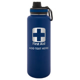 Personalized Engraved First Aid Symbol Water Bottle