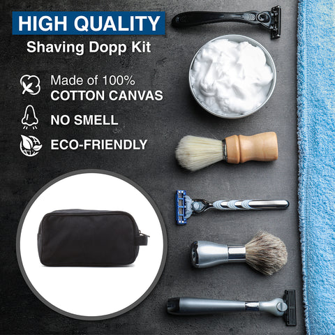 Dopp Kit for Men Toiletry Bag, Shaving Kit Deer Hunting Gun, Deer